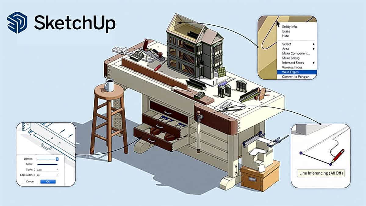 3D çizim programları - SketchUp