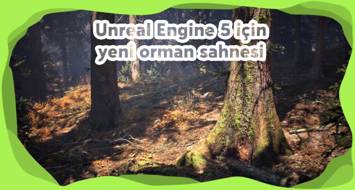 Unreal Engine 5 Orman Sahnesi