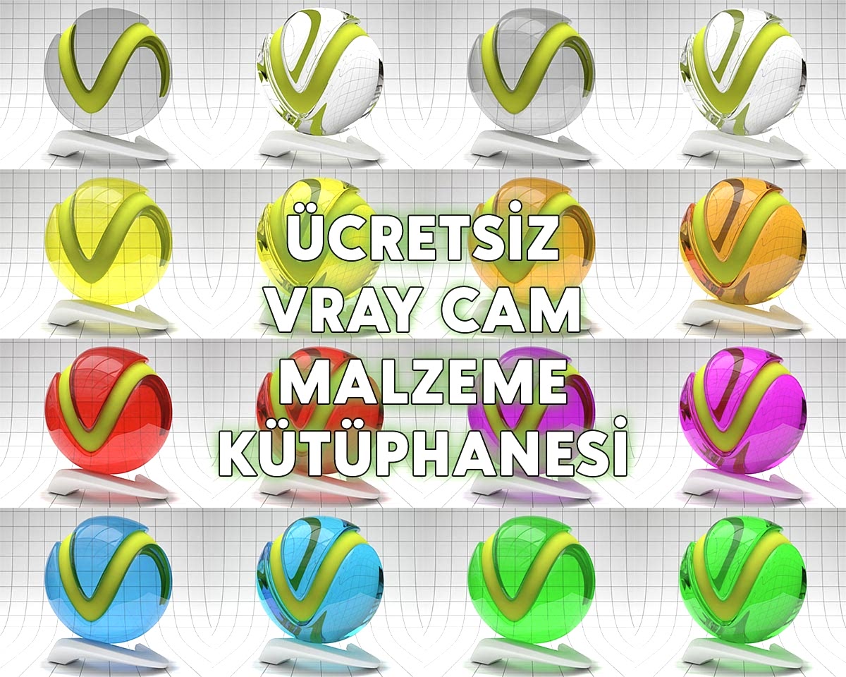 3Ds Max Vray Malzeme Kütüphanesi